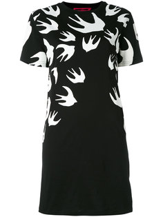 Swallow Signature T-shirt dress McQ Alexander McQueen