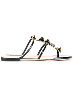 studded T-bar sandals Fendi