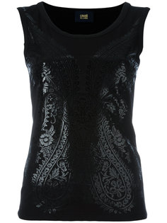 embroidered tank top Cavalli Class