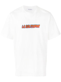 футболка с принтом La Solitudine  Sunnei