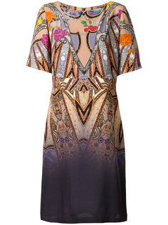 платье с цветочным геометрическим принтом Etro