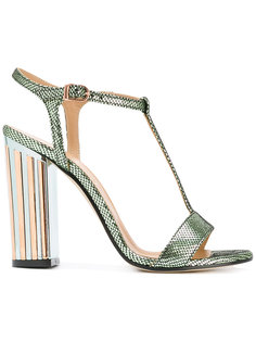 metallic T-bar sandals Marc Ellis