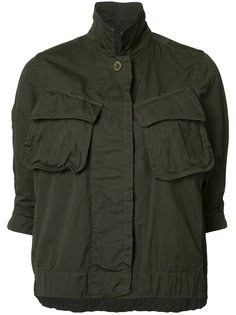 cropped military jacket Sacai