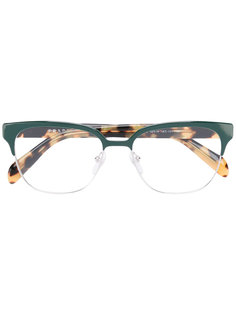 square frame glasses Prada Eyewear