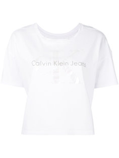 футболка с принтом-логотипом Calvin Klein Jeans