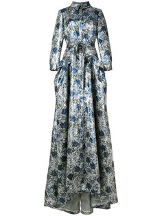 floral trench gown Carolina Herrera
