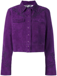 embroidered suede jacket McQ Alexander McQueen