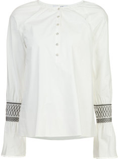 embroidered flared cuff shirt Derek Lam 10 Crosby