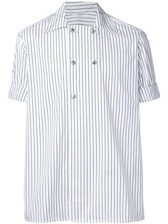 striped short sleeve shirt Aganovich