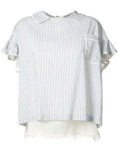 блузка в полоску Sacai