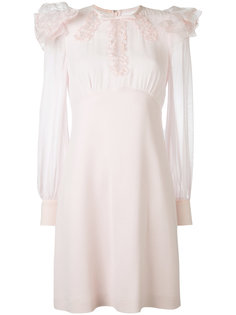 ruffle sleeve cocktail dress Giambattista Valli