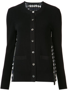 printed cardigan  Sacai
