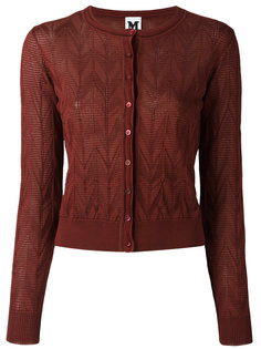 chevron-knit cardigan M Missoni
