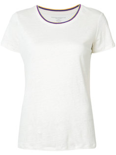 striped neck T-shirt  Majestic Filatures