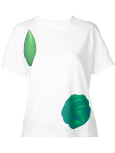 leaf print T-shirt Julien David