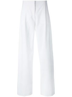 pleat detail straight trousers Cédric Charlier