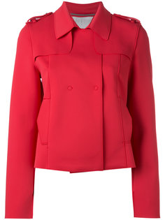 concealed placket jacket Harris Wharf London