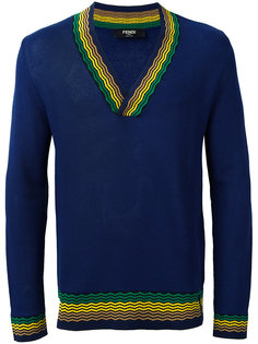 v-neck sweater Fendi