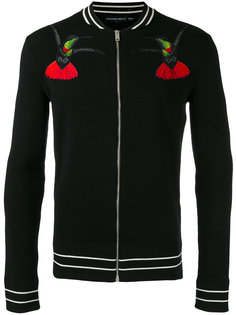 bird embroidered knit Alexander McQueen