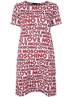 платье с логотипом Love Moschino