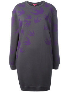 bird print dress  McQ Alexander McQueen