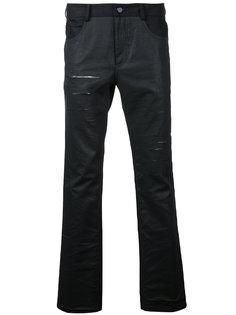 distressed slim-fit jeans General Idea