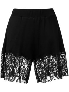 шорты с кружевной отделкой  Mm6 Maison Margiela