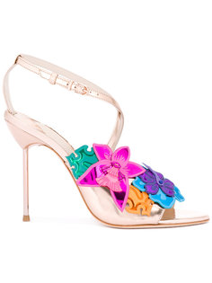 floral metallic sandals Sophia Webster