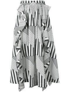 юбка с графическим принтом MSGM