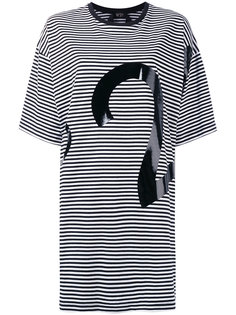 платье-футболка в полоску с логотипом  Nº21