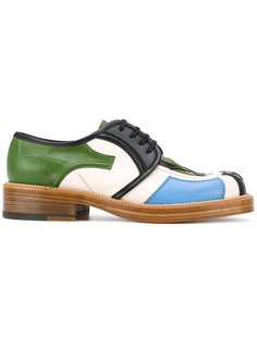 colour block derbies Walter Van Beirendonck