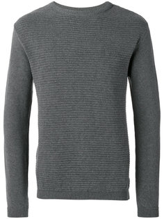 ripple stitch crew neck jumper Oliver Spencer