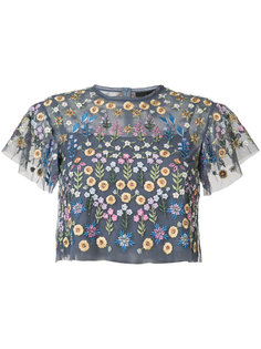 floral embroidered blouse  Needle &amp; Thread