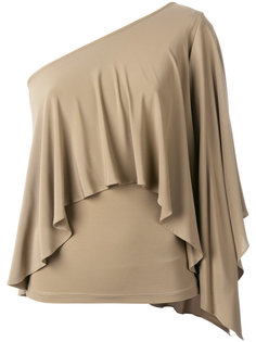 ruffled one-shoulder top Plein Sud
