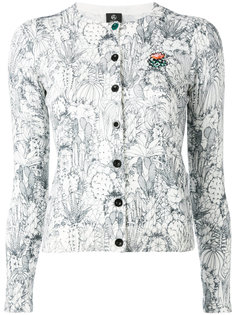 cactus sketch print cardigan Ps By Paul Smith