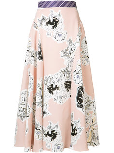 floral pleated skirt Roksanda