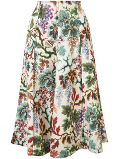 юбка с лиственным принтом Philosophy Di Lorenzo Serafini