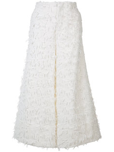 textured cropped trousers  Co