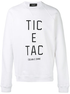 Tic E Tac pinted sweatshirt Dsquared2