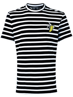 полосатая футболка с заплаткой в виде бананов Markus Lupfer
