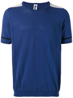 bicolour knitted T-shirt Bark