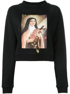 Saint Teresa print sweatshirt Christopher Kane