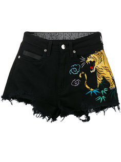 Amine denim shorts Marcelo Burlon County Of Milan
