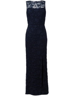длинное платье с вырезом на спине Polo Ralph Lauren