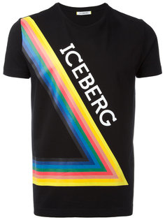 футболка в диагональную полоску Iceberg