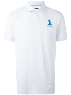 рубашка-поло с вышитым логотипом Hackett