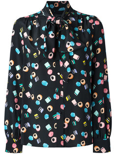 блузка с завязками Licorice  Marc Jacobs