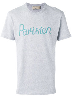 футболка с принтом Parisien Maison Kitsuné