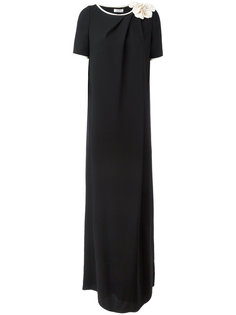 платье с объемной отделкой на плече Lanvin