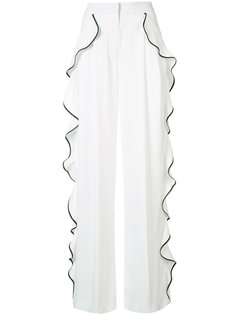 side-ruffle trousers Adam Lippes